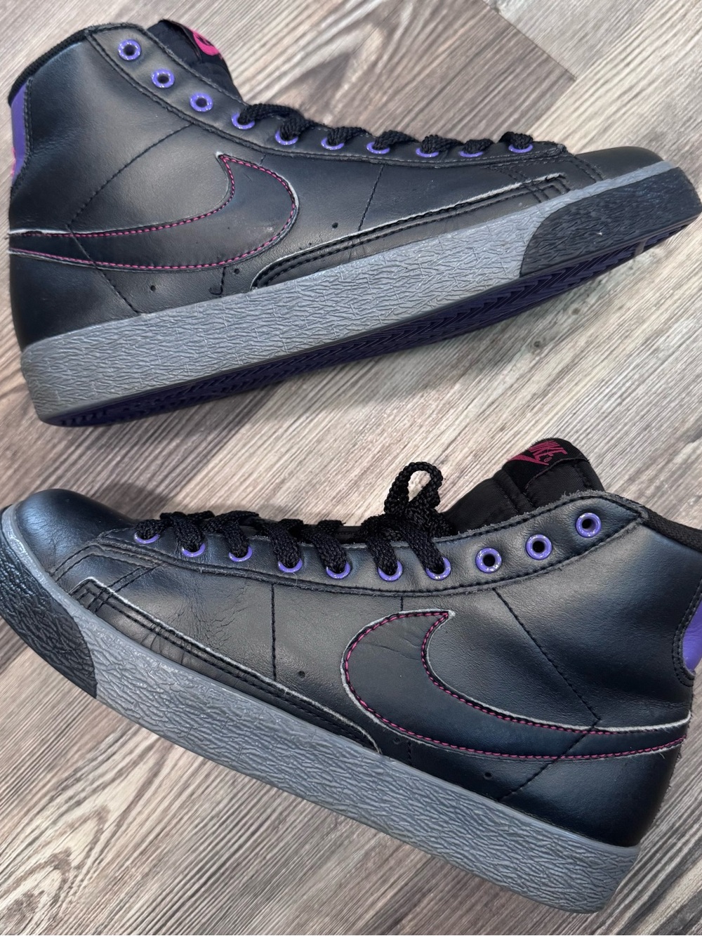 Nike Blazer Hightop Black & Varsity Purple💜🖤